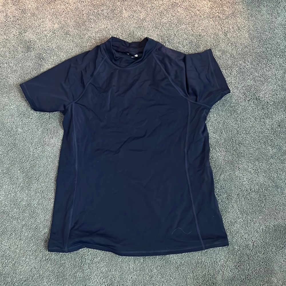 Lands End Girls XL Rash guard Navy